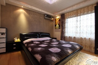 欧式风格公寓富裕型卧室床婚房设计图纸