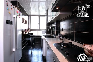 混搭风格二居室黑白富裕型厨房灯具效果图