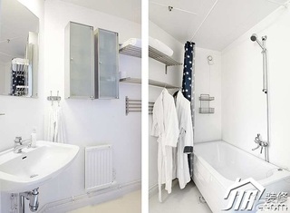 简约风格别墅白色20万以上浴室柜图片