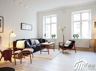 简约风格公寓5-10万60平米客厅沙发图片