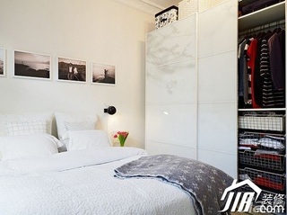 简约风格公寓舒适5-10万60平米卧室床图片