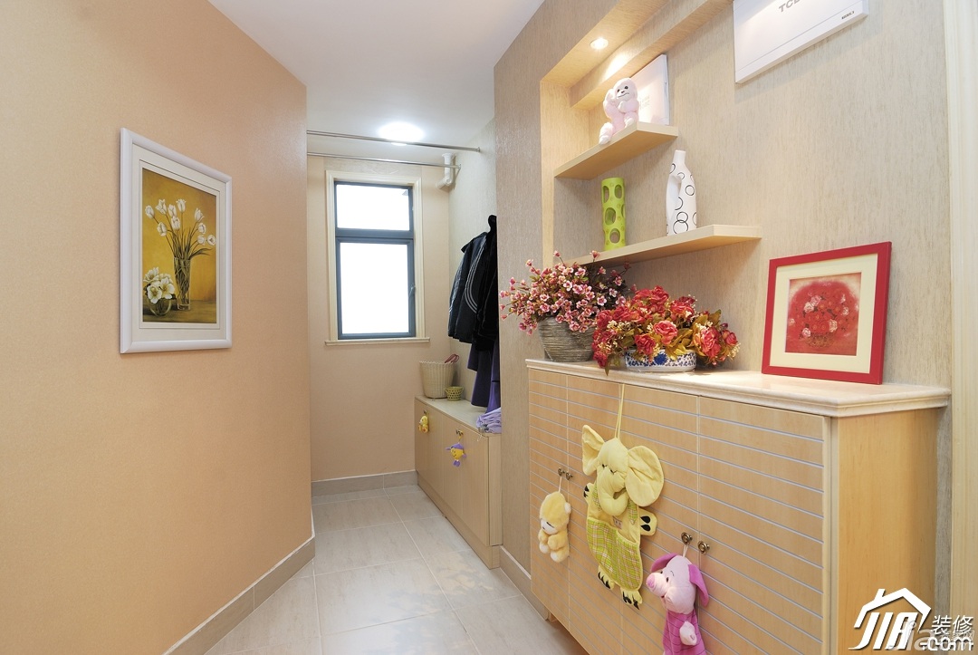 小户型装修,富裕型装修,混搭风格,过道,装饰画