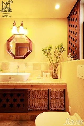 欧式风格别墅古典暖色调富裕型140平米以上浴缸效果图