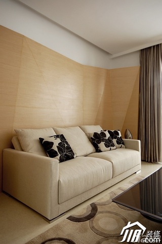 混搭风格小户型简洁经济型客厅沙发效果图
