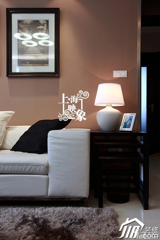 简约风格公寓稳重冷色调富裕型客厅沙发背景墙沙发图片