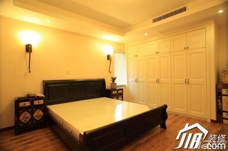 混搭风格公寓经济型80平米卧室床图片