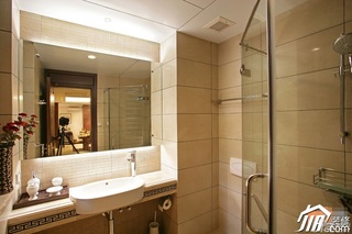 混搭风格公寓富裕型120平米卫生间洗手台效果图