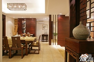 混搭风格公寓富裕型120平米餐厅灯具效果图