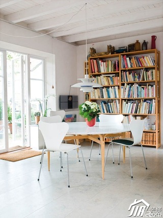 简约风格公寓小清新经济型130平米书房书桌图片