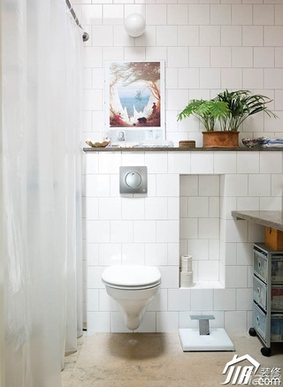 简约风格公寓小清新白色经济型130平米浴室柜图片