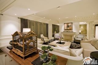 简约风格公寓豪华型90平米客厅沙发效果图
