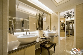 简约风格公寓豪华型90平米卫生间洗手台图片