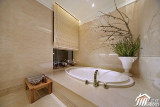 简约风格公寓豪华型90平米卫生间洗手台效果图