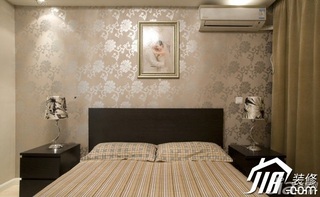 简约风格小户型简洁5-10万50平米卧室床效果图