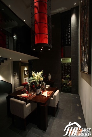 中式风格公寓富裕型110平米客厅沙发效果图