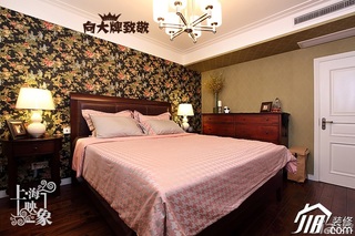 简约风格一居室大气咖啡色富裕型卧室灯具图片