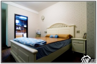 混搭风格公寓20万以上130平米卧室床婚房平面图