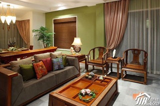 简约风格公寓富裕型90平米客厅沙发图片