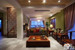简约风格公寓富裕型90平米客厅沙发图片