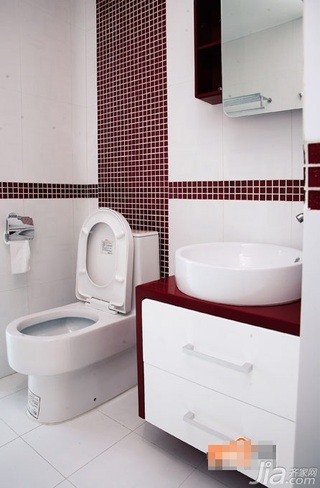 简约风格小户型富裕型80平米卫生间洗手台效果图