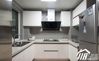 简约风格公寓白色经济型70平米厨房橱柜设计