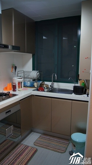 欧式风格公寓富裕型100平米厨房橱柜订做