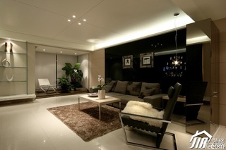简约风格三居室大气白色5-10万客厅沙发效果图