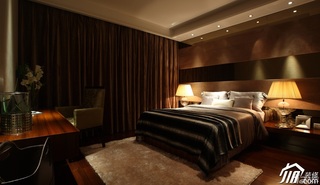 简约风格公寓豪华型卧室床效果图