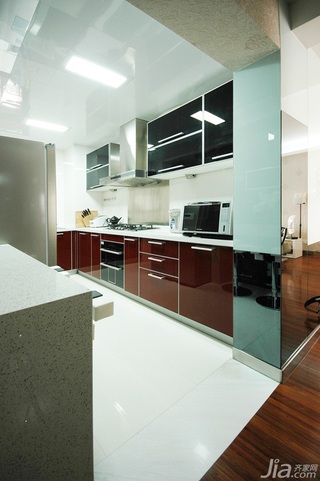 欧式风格二居室白色富裕型厨房灯具图片