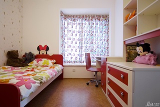 简约风格三居室5-10万120平米儿童房床效果图