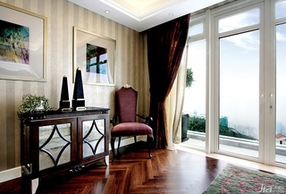 欧式风格别墅奢华豪华型140平米以上窗帘效果图