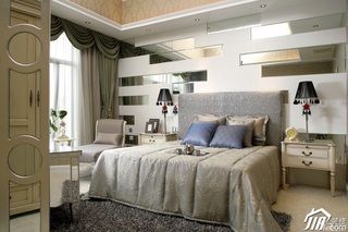 欧式风格别墅古典豪华型140平米以上卧室卧室背景墙床图片