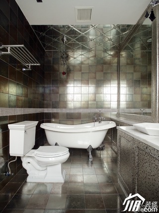 欧式风格别墅古典豪华型140平米以上卫生间洗手台效果图