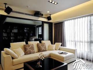 混搭风格公寓大气经济型90平米客厅沙发图片