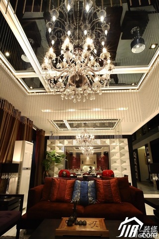 东南亚风格公寓奢华豪华型140平米以上客厅沙发图片
