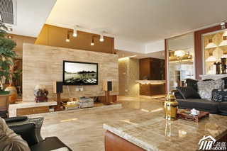欧式风格公寓古典暖色调豪华型140平米以上客厅沙发效果图