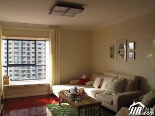 简约风格公寓舒适5-10万客厅沙发背景墙沙发图片