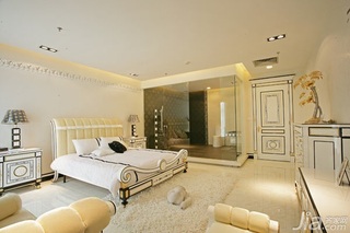 欧式风格公寓奢华豪华型卧室床图片
