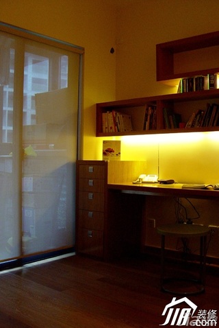 简约风格公寓经济型90平米书房书桌图片