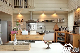 简约风格四房以上温馨富裕型厨房橱柜设计图