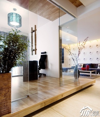 欧式风格三居室富裕型客厅走廊沙发图片