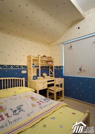 简约风格公寓小清新富裕型儿童房床图片