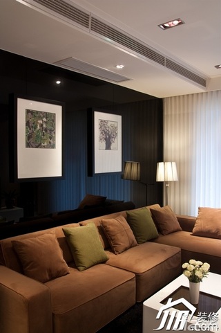 日式风格公寓简洁富裕型70平米客厅沙发背景墙沙发图片
