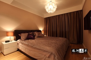 简约风格复式时尚富裕型140平米以上卧室床图片