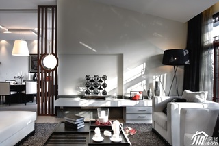 中式风格别墅大气白色富裕型客厅沙发图片