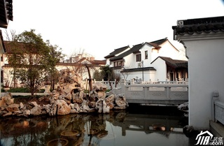 中式风格别墅大气白色富裕型装修图片