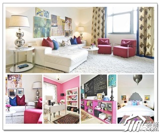 简约风格公寓经济型80平米客厅沙发图片