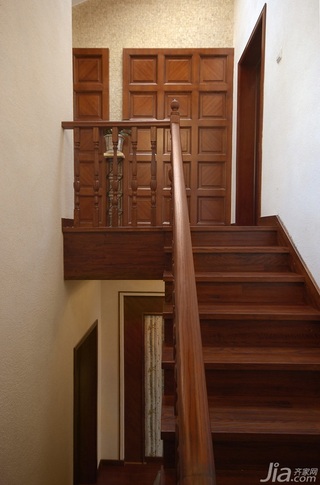 欧式风格别墅奢华豪华型140平米以上楼梯设计图纸