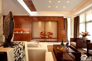 欧式风格别墅大气暖色调豪华型140平米以上客厅背景墙沙发效果图