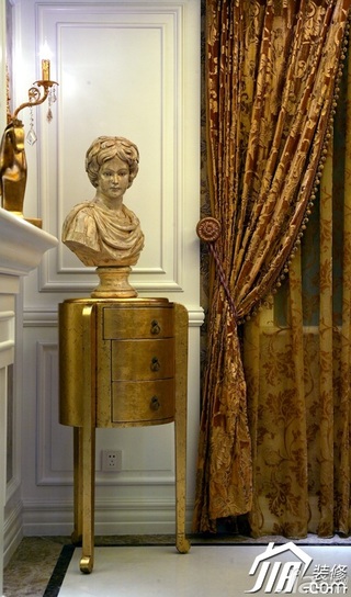 欧式风格奢华豪华型130平米窗帘图片